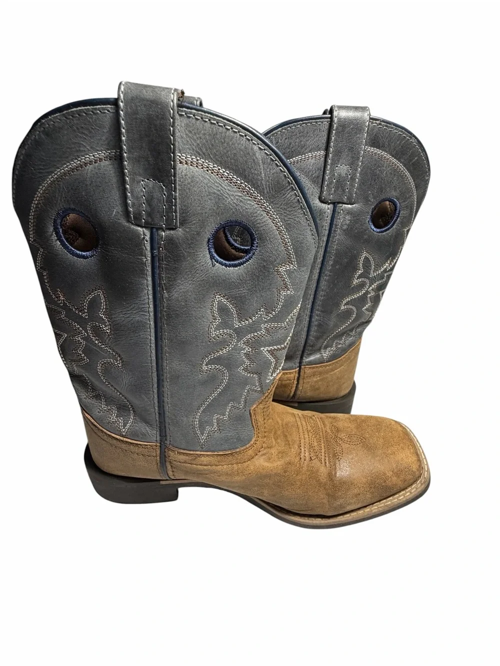 Smoky Mountain Mens Santa Fe PerformaWestern Pull-On Boots  6,5